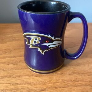 Baltimore Ravens 3-D purple coffee mug 14 ounces NFL